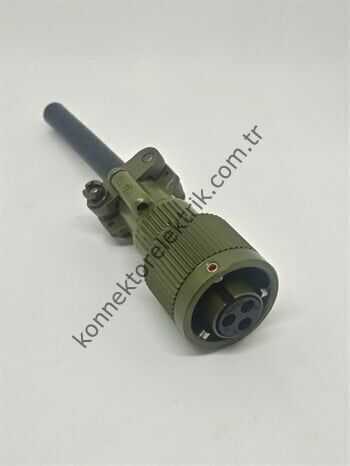 HZ CONNECTORS KDB06E 10SL-3S 3 Pin Bayonet Kablo Tipi Dişi Askeri Konnektör