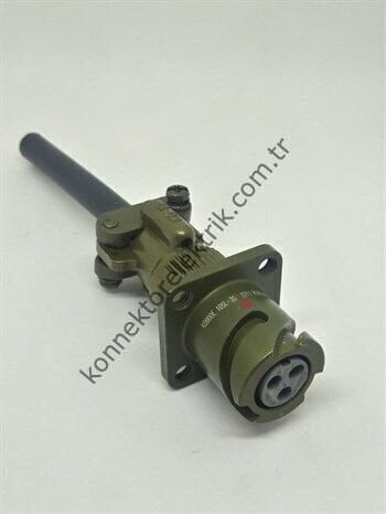KUKDONG KDB00E 10SL-3S 3 Pin Metal Kasa Bayonet Karşıt Kablo Tipi Dişi Askeri Konnektör