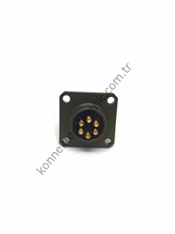 KUKDONG MS3112E 10-6S 6 Pin Metal Kasa Shell Panel Tipi Askeri Konnektör