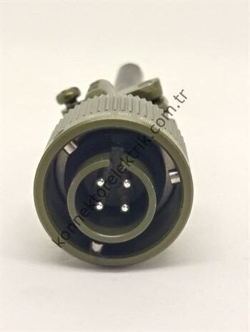 KUKDONG KDB06E 12SA-10P 4 Pin Metal Kasa Bayonet Kablo Tipi Askeri Konnektör