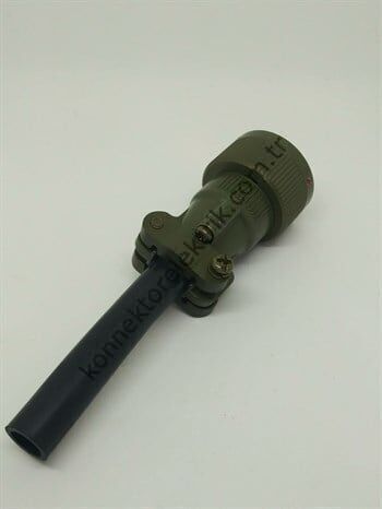 KUKDONG KDB06E 14S-9S 2 Pin Metal Kasa Bayonet Kablo Tipi Dişi Askeri Konnektör