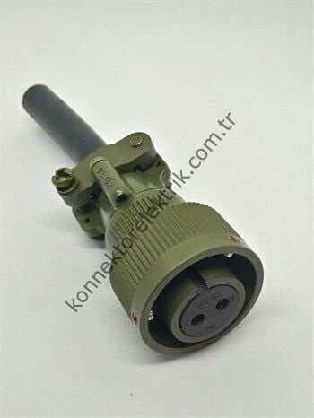 KUKDONG KDB06E 14S-9S 2 Pin Metal Kasa Bayonet Kablo Tipi Dişi Askeri Konnektör