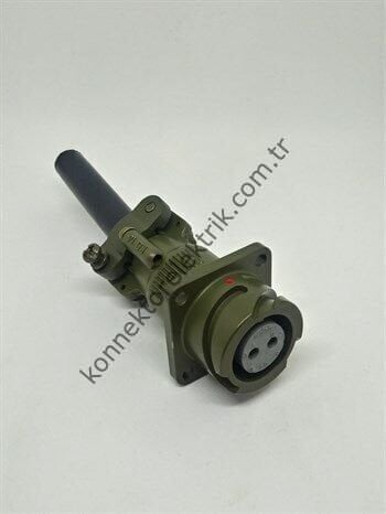 KUKDONG KDB00E 14S-9S 2 Pin Metal Kasa Bayonet Karşıt Kablo Tipi Dişi Askeri Konnektör