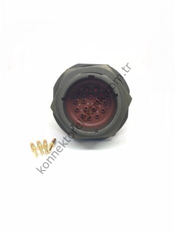 AMPHENOL D38999/24WG16PN (MIL-DTL) 16 Pin Panel Tipi Erkek Askeri Konnektör