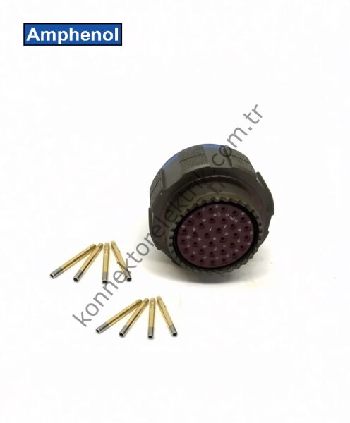 AMPHENOL D38999/26WF32SN (MIL-DTL) 32 Pin Kablo Tipi Dişi Askeri Konnektör