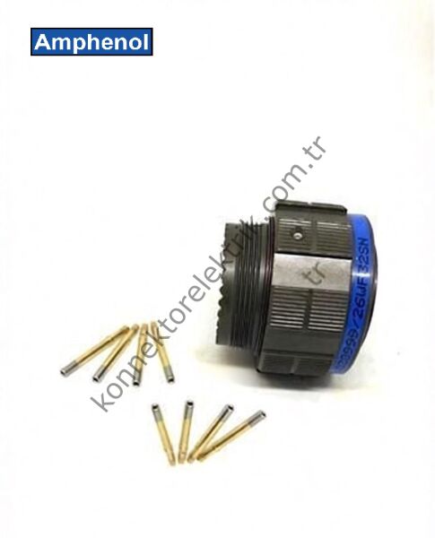 AMPHENOL D38999/26WF32SN (MIL-DTL) 32 Pinli Kablo Tipi Dişi Askeri Konnektör