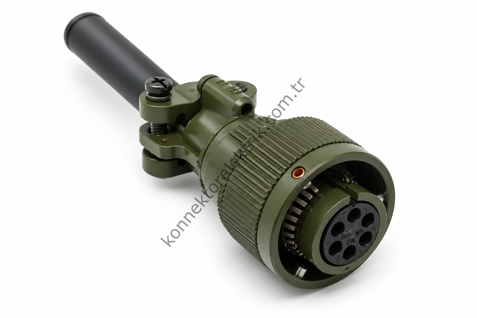 HZ CONNECTORS KDB06E 14S-6S 6 Pin Metal Kasa Bayonet Kablo Tipi Dişi Askeri Konnektör
