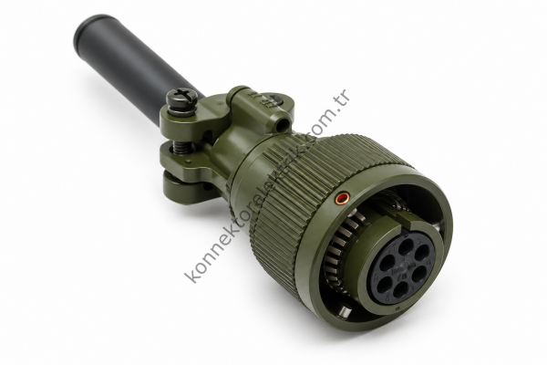 HZ CONNECTORS KDB06E 14S-6S 6 Pin Metal Kasa Bayonet Kablo Tipi Dişi Askeri Konnektör
