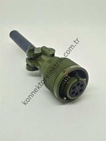 KDB06E 14S-6S Bayonet Kablo Tipi Askeri Konnektör