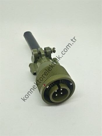 HZ CONNECTORS KDB06E 14S-2P 4 Pin Metal Kasa Bayonet Kablo Tipi Erkek Askeri Konnektör