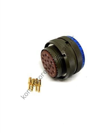 AMPHENOL SJTG06RT 20-16P 16 Pin Metal Kasa Kablo Tipi Erkek Konnektör