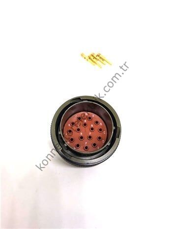 AMPHENOL SJTG06RT 20-16P 16 Pinli Metal Kasa Kablo Tipi Erkek Konnektör