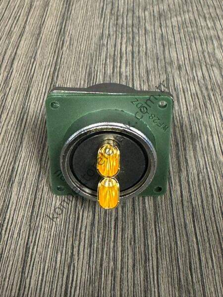 WEIPU WY28K2Z 2 Pin IP67 Metal Kasa  Bayonet Panel Tipi Dişi Su Geçirmez Konnektör