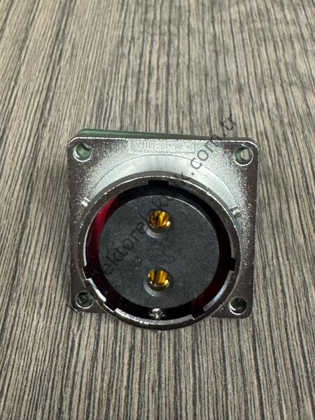 WEIPU WY28K2Z 2 Pin IP67 Metal Kasa  Bayonet Panel Tipi Dişi Su Geçirmez Konnektör