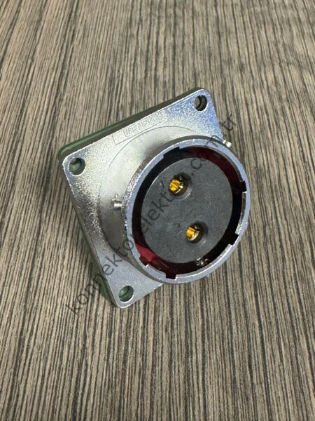 WEIPU WY28K2Z 2 Pin IP67 Metal Kasa  Bayonet Panel Tipi Dişi Su Geçirmez Konnektör
