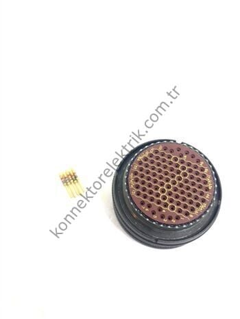 AMPHENOL SJTG06RT 22-35PA 100 Pinli Metal Kasa Kablo Tipi Erkek Konnektör