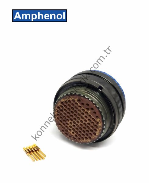 AMPHENOL SJTG06RT 22-35PA 100 Pinli Metal Kasa Kablo Tipi Erkek Konnektör