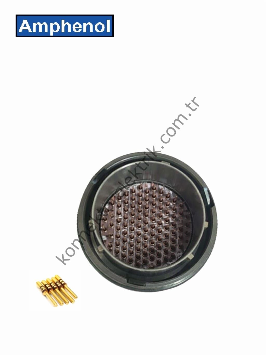 AMPHENOL SJTG06RT 22-35PA 100 Pin Metal Kasa Kablo Tipi Erkek Konnektör