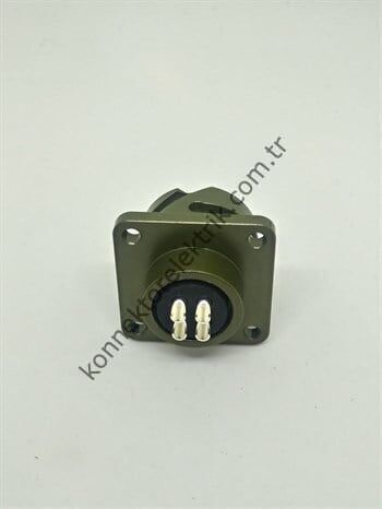 HZ CONNECTORS KDB02E 14S-2P Bayonet Panel Tipi Askeri Konnektör