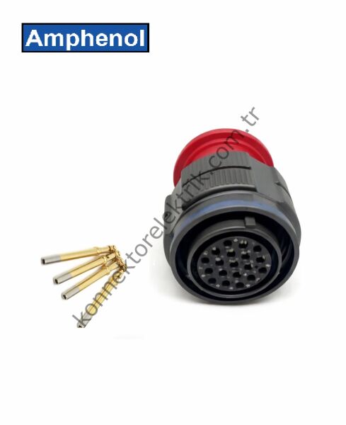 AMPHENOL D38999/26WD19SN (MIL-DTL) 19 Pin Kablo Tipi Dişi Askeri Konnektör