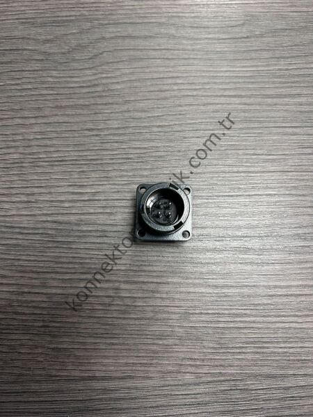 HZ CONNECTORS KDB02E 14S-2P 4 Pin Metal Kasa Bayonet Panel Tipi Erkek Askeri Konnektör