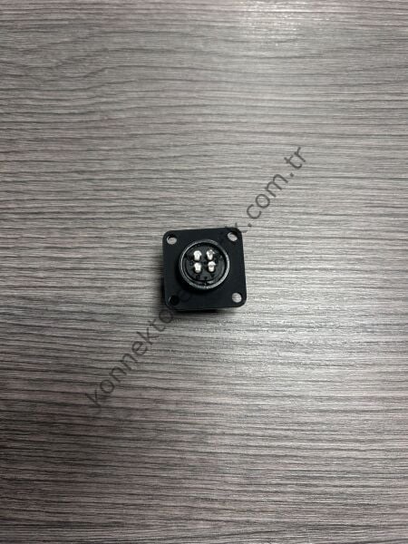 HZ CONNECTORS KDB02E 14S-2P 4 Pin Metal Kasa Bayonet Panel Tipi Erkek Askeri Konnektör