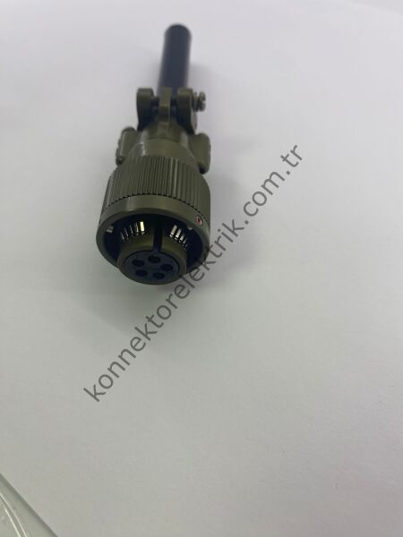 HZ CONNECTORS KDB06E 14S-5S 5 Pin Metal Kasa Bayonet Kablo Tipi Dişi Askeri Konnektör