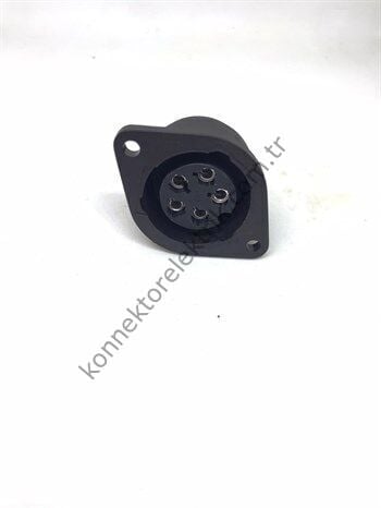 WEIPU WT29K5Z 5 Pin IP67 Plastik Kasa Panel Tipi Dişi Su Geçirmez Konnektör