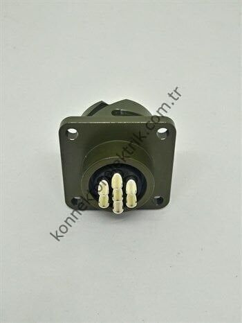 KUKDONG KDB02E 14SA-7S 7 Pin Metal Kasa Bayonet Panel Tipi Dişi Askeri Konnektör