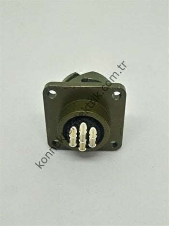 KUKDONG KDB02E 14SA-7P 7 Pin Metal Kasa Bayonet Panel Tipi Askeri Konnektör