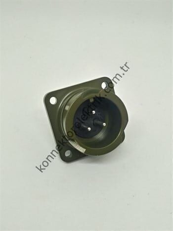 KUKDONG KDB02E 16S-5P 3 Pin Metal Kasa Bayonet Panel Tipi Erkek Askeri Konnektör