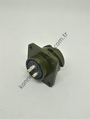 KUKDONG KDB02E 16S-5P 3 Pin Metal Kasa Bayonet Panel Tipi Erkek Askeri Konnektör