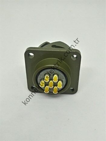 HZ CONNECTORS KDB02E 16S-1P Bayonet Panel Tipi Askeri Konnektör