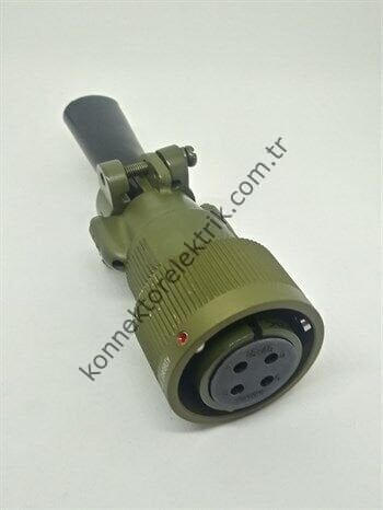 KUKDONG KDB06E 18-4S 4 Pin Metal Kasa Bayonet Kablo Tipi Dişi Askeri Konnektör