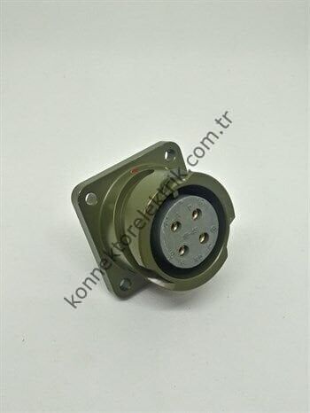 KDB02E 18-4S Bayonet Panel Tipi Askeri Konnektör