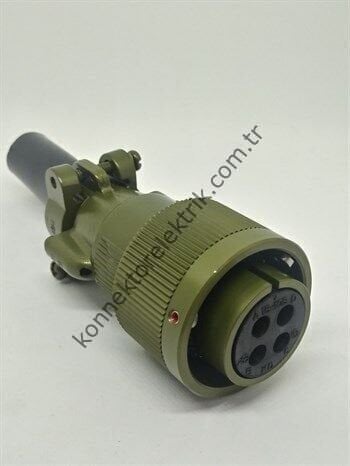 HZ CONNECTORS KDB06E 18-10S Bayonet Kablo Tipi Askeri Konnektör