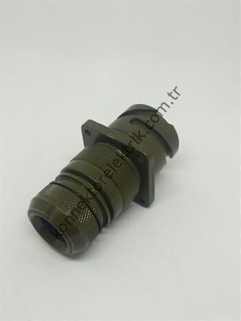 KUKDONG KDB00E 18-10S 4 Pin Metal Kasa Bayonet Karşıt Kablo Tipi Dişi Askeri Konnektör