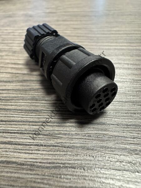 AMPHENOL LTW Serisi 12 Pin IP67 Kablo Tipi Dişi Konnektör