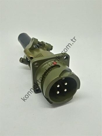KUKDONG KDB00E 18-10P 4 Pin Metal Kasa Bayonet Karşıt Kablo Tipi Erkek Askeri Konnektör