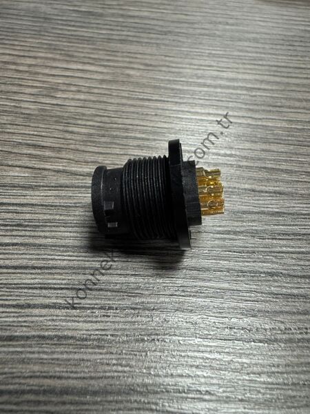 AMPHENOL LTW Serisi 12 Pin IP67 Panel Tipi Erkek Konnektör