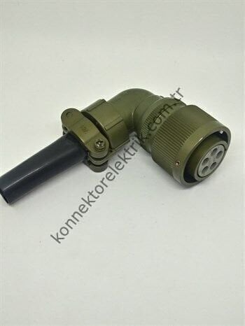 KUKDONG KDB08E 18-11S 5 Pin Metal Kasa Bayonet Kablo Tipi Dişi Askeri Konnektör