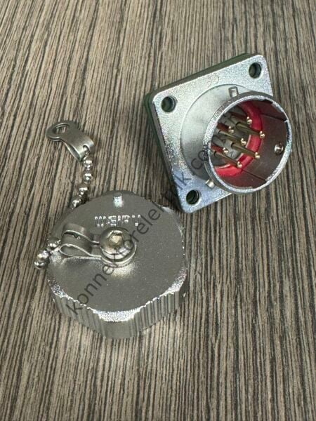 WEIPU WY20K7Z 7 Pin IP67 Metal Kasa Bayonet Panel Tipi Dişi Su Geçirmez Konnektör