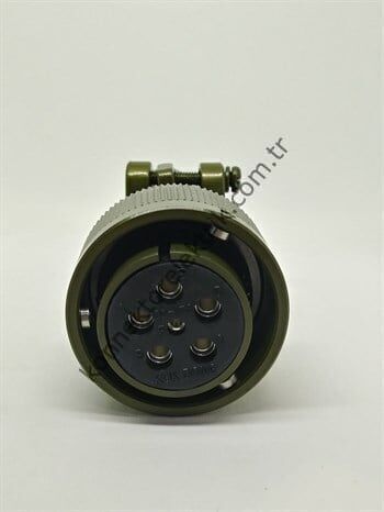 KUKDONG KDB06E 20-17S 6 Pin Metal Kasa Bayonet Kablo Tipi Dişi Askeri Konnektör