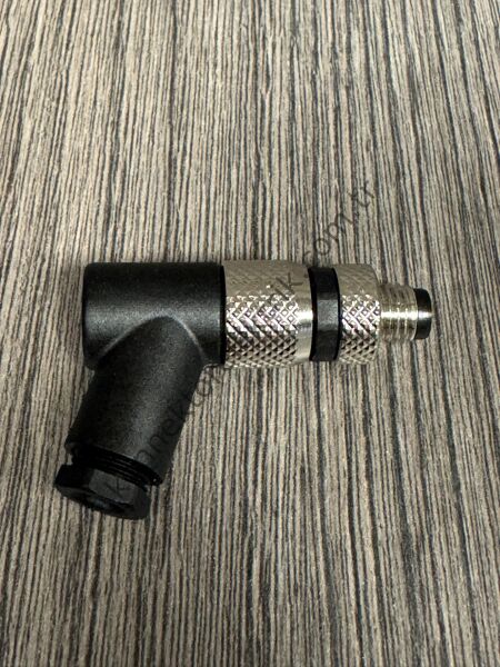 VELLEDQ M8 4 Pin Erkek 90° Açılı Konnektör