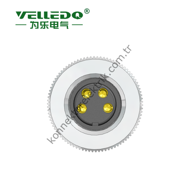 VELLEDQ M8 4 Pin Erkek Konnektör