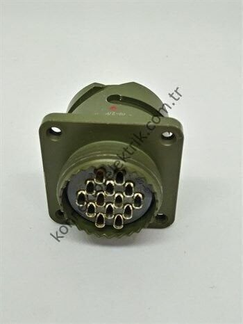 HZ CONNECTORS KDB02E 20-27P 6 Pin Metal Kasa Bayonet Panel Tipi Erkek Askeri Konnektör