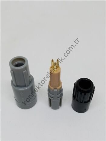 PAC.M0.3GL.AC65G 3 Pinli Kablo Tipi Erkek Konnektör