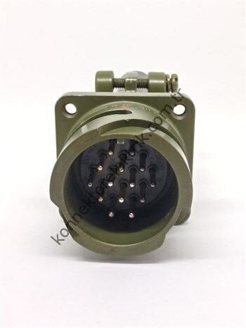 KUKDONG KDB00E 20-27P 14 Pin Metal Kasa Bayonet Karşıt Kablo Tipi Askeri Konnektör