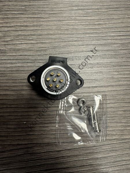 WEIPU WP20J7Z1 7 Pin IP67 Metal Kasa Panel Tipi Erkek Su Geçirmez Konnektör