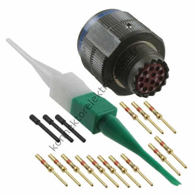 Q&S D38999/26WB35PN (MIL-DTL) 13 Pin Kablo Tipi Erkek Askeri Konnektör